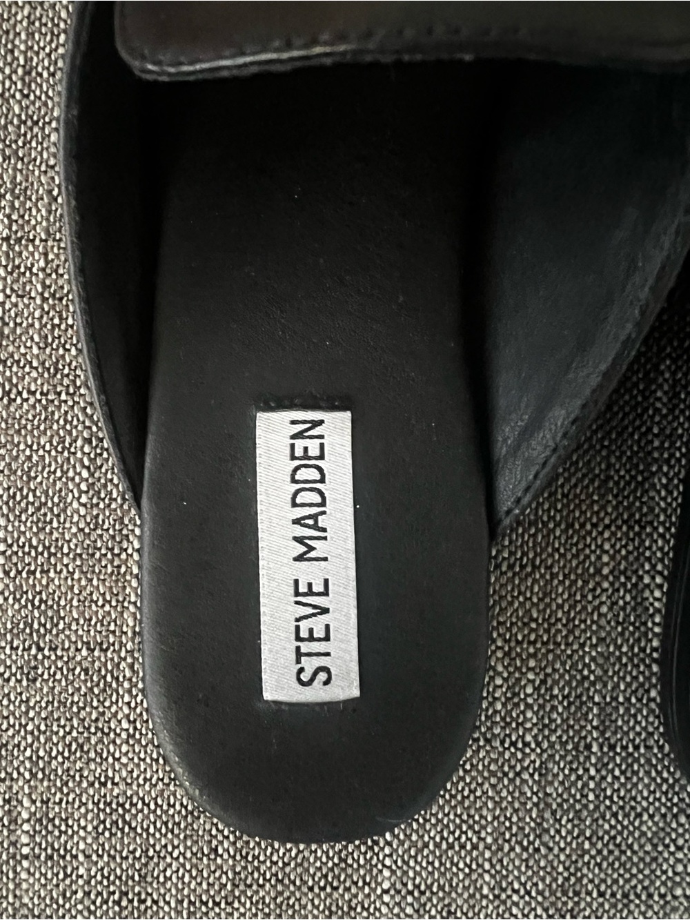 Steve Madden Galilea Black Gold Bit Mule Loafers Women’s Size 8.5 - Picture 2 of 7